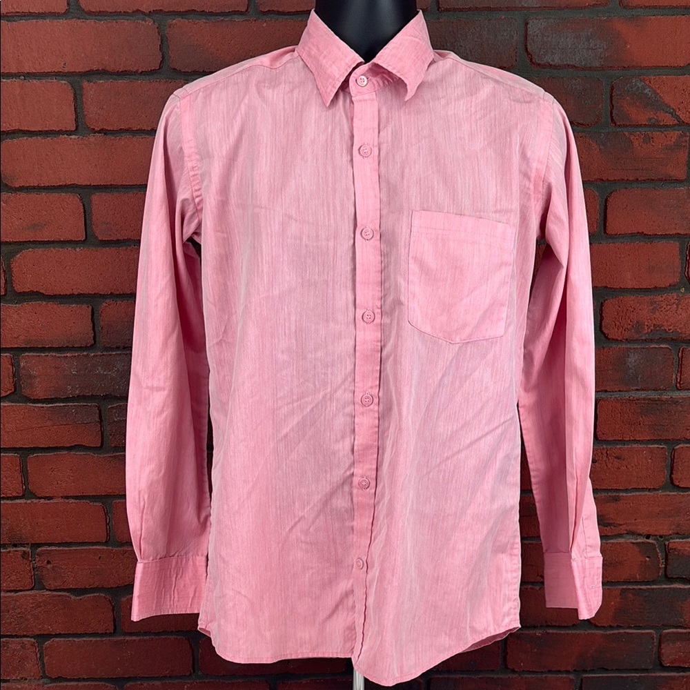 Supreme Fashion Shirt Mens 38 Pink Button Down‎